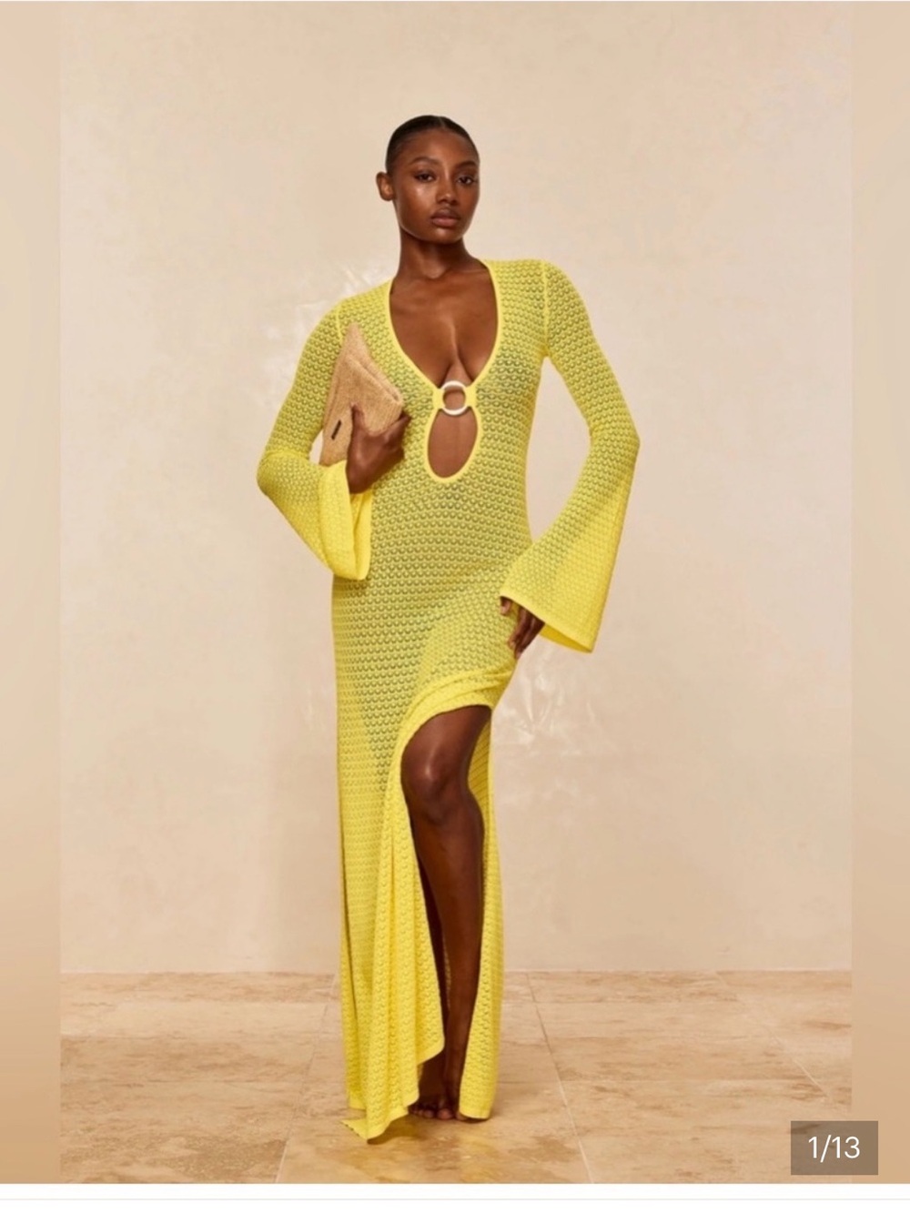 Monday Swimwear Montego Dress in Yellow